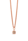 Absolute Blush Stone Necklace, Rose Gold