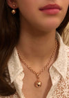 Absolute Ball Drop Earrings, Rose Gold