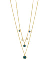 Absolute Sapphire Layered Necklace, Gold