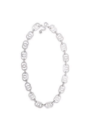 Absolute Locked Circles Necklace, Silver