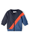 Name it Baby Boy Bafio Long Sleeve Sweat Cardigan, Dark Sapphire