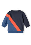 Name it Baby Boy Bafio Long Sleeve Sweat Cardigan, Dark Sapphire