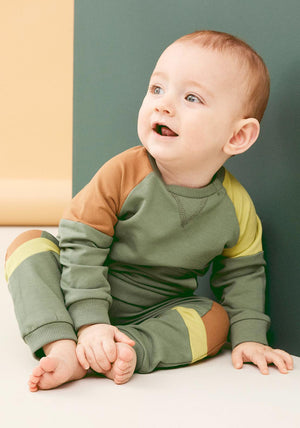 Name It Baby Boy Bafio Sweat Pant, Laurel Wreath