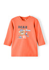 Name It Baby Boy Bino Long Sleeve Top, Tigerlily