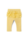 Name It Baby Girl Fausia Frill Legging, Pineapple Slice