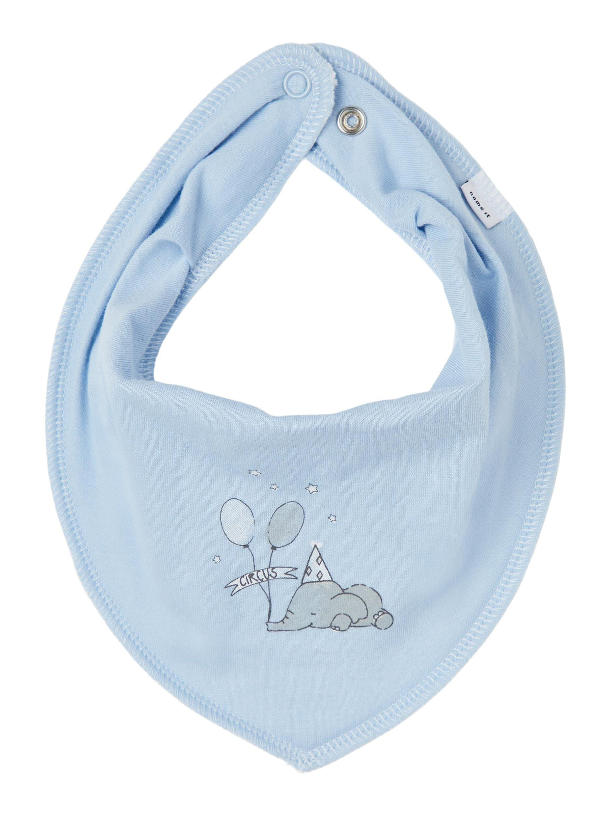 Name It Baby Palmo Scarf Bib, Cashmere Blue
