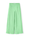 Name It Kid Girl Fernille Wide Pants, Green Ash