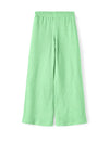 Name It Kid Girl Fernille Wide Pants, Green Ash