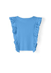 Name It Kid Girl Flone Frill Top, All Abroad