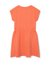 Name It Kid Girl Mie Short Sleeve Dress, Coral
