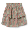 Name It Kid Girl Tammi Floral Skirt, Dried Sage