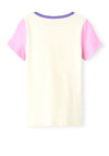 Name It Kid Girl Vilea Short Sleeve Tee, Buttercream