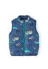 Name It Mini Boy My Lane Animals Vest, Insignia Blue