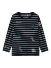 Name It Mini Boy Tenne Long Sleeve Top, Dark Sapphire