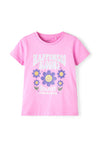 Name It Mini Girl Belinda Short Sleeve Tee, Cyclamen