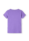 Name It Mini Girl Belinda Short Sleeve Tee, Purple Corallites