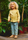 Name It Mini Girl Bella High Waist Jeans, Light Blue Denim