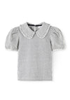 Name It Mini Girl Freja Short Sleeve Top, Dark Sapphire