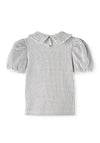 Name It Mini Girl Freja Short Sleeve Top, Dark Sapphire
