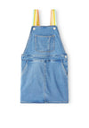 Name It Mini Girl Fro Denim Dress, Medium Blue Denim
