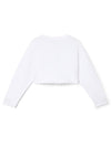 Name It Mini Girl Fulette Knit Bolero Cardigan, Bright White