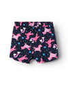 Name It Mini Girl Vigga Unicorn Shorts, Dark Sapphire
