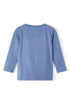Name It Mini Girl Thilda Long Sleeve Top, Bijou Blue