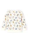Name It Mini Girl Tine Cat Sweater, Buttercream
