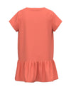 Name It Mini Girl Viane Capsl Tunic Dress, Coral
