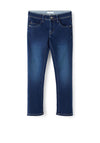 Name it Kid Boys Slim Silas Jeans, Dark Blue Denim