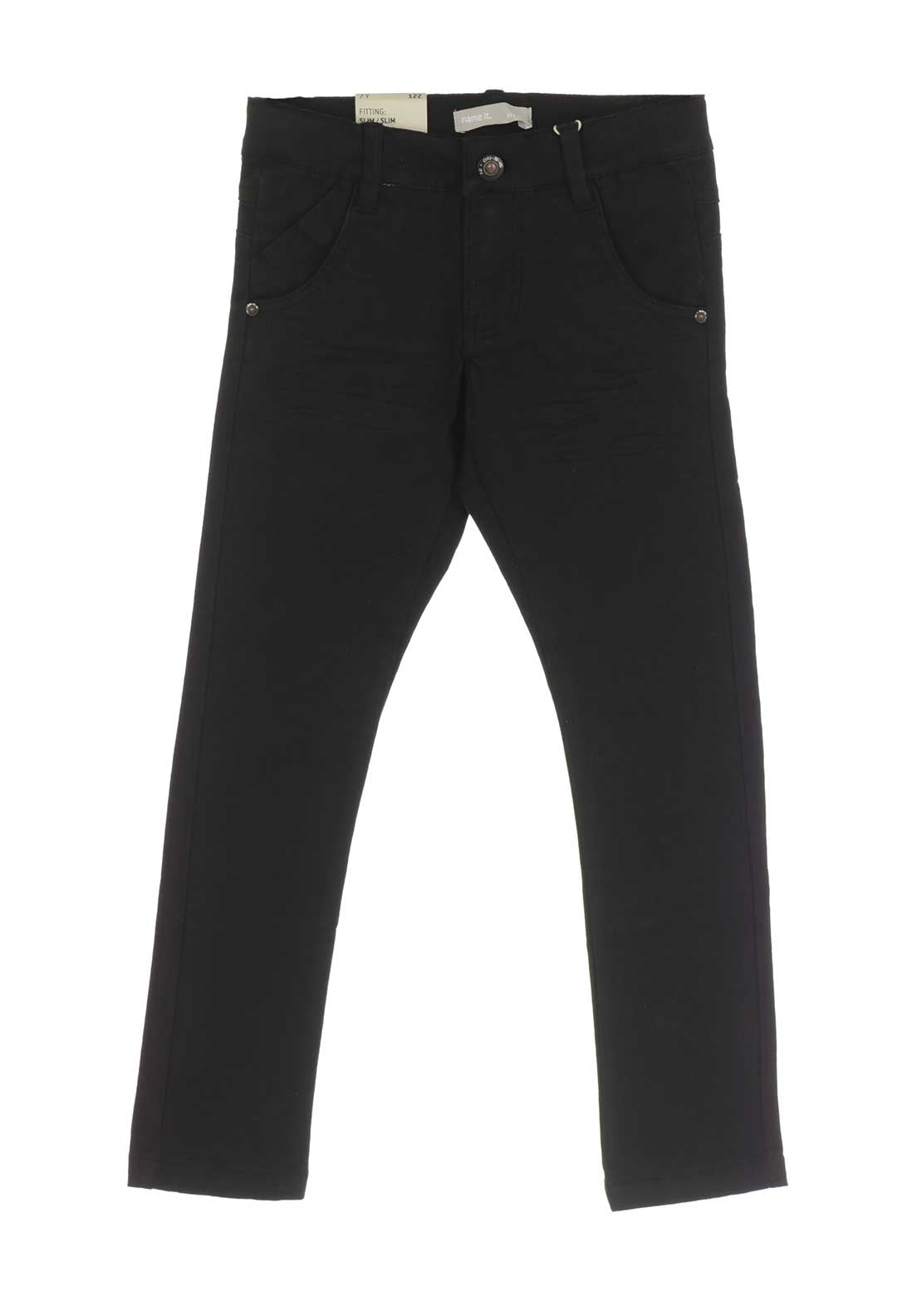 Name It Boys Ferik Slim Leg Jeans, Black