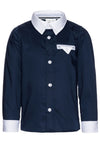 Name It Mini Boys Peller Shirt, Navy