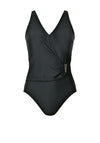 Naturana Body Contouring Swimsuit, Black