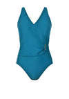 Naturana Body Contouring Swimsuit, Teal