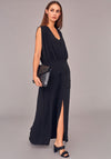 Naya Layered Bodice Maxi Dress, Black