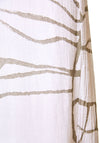 Naya Sleeveless Abstract Print Linen Midi Dress, White