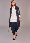 Naya Ring Panel Cotton Shirt, White