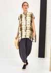 Naya Sleeveless Print Oversize Shirt, Lime