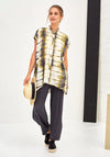 Naya Sleeveless Print Oversize Shirt, Lime