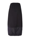 Naya Taffeta Panel Midi Skirt, Black