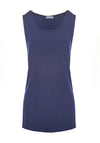 Naya Sleeveless Jersey Vest Top, French Blue