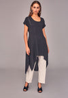 Naya Elasticated Linen Mix Trousers, Beige