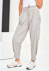 Naya Zip Pocket Drawstring Trousers, Stone