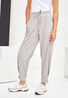 Naya Zip Pocket Drawstring Trousers, Stone