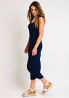 Naya Sleeveless Jersey Ankle Length Dress, French Navy