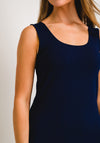 Naya Sleeveless Jersey Ankle Length Dress, French Navy
