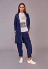 Naya Hooded Summer Jacket, Blue
