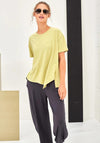 Naya Asymmetric Hem Jersey T-Shirt, Lime