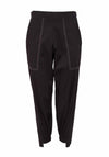 Naya Cropped Balloon Leg Trousers, Black