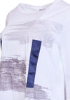 Naya Abstract Brush Stroke T-Shirt, White
